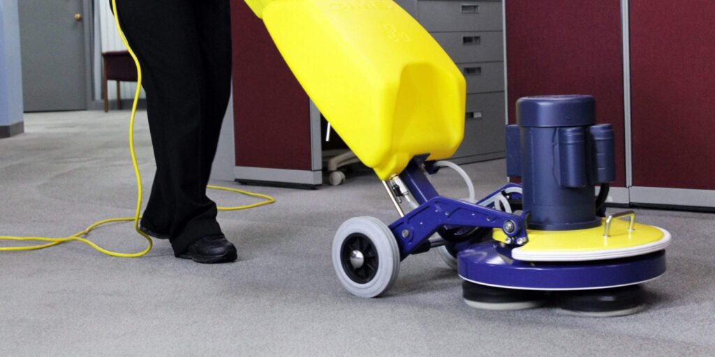 commercial carpet cleaning machine used